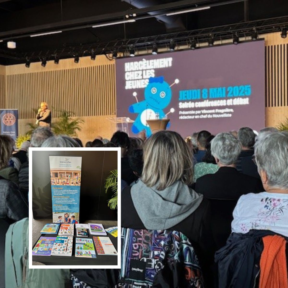 Graines de Paix at the Valais Rotary Clubs’ Event on School Bullying