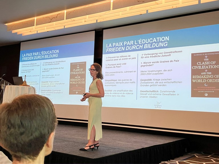 Graines de Paix invitée à la Conférence de District des Rotary Clubs de Suisse romande