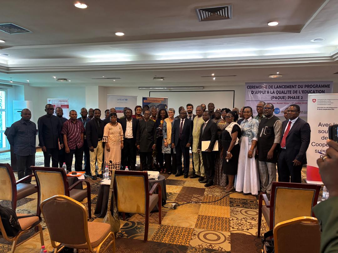 Un nouvel élan pour l’éducation de base au Bénin - Le programme PAQUE entre dans sa phase 2